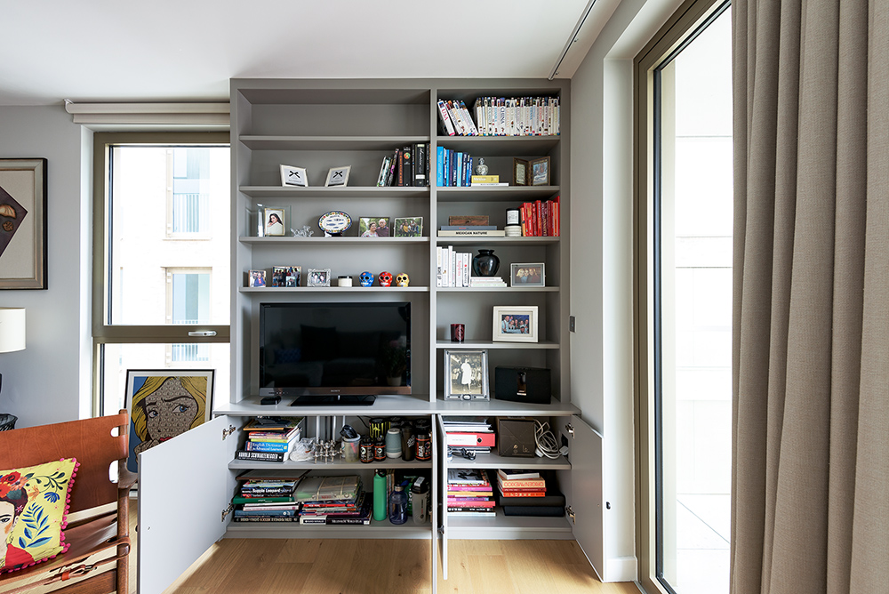 Built in TV cabinet with storage