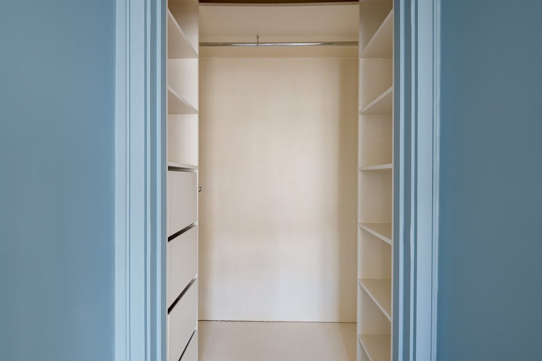 Inside of walk in closet