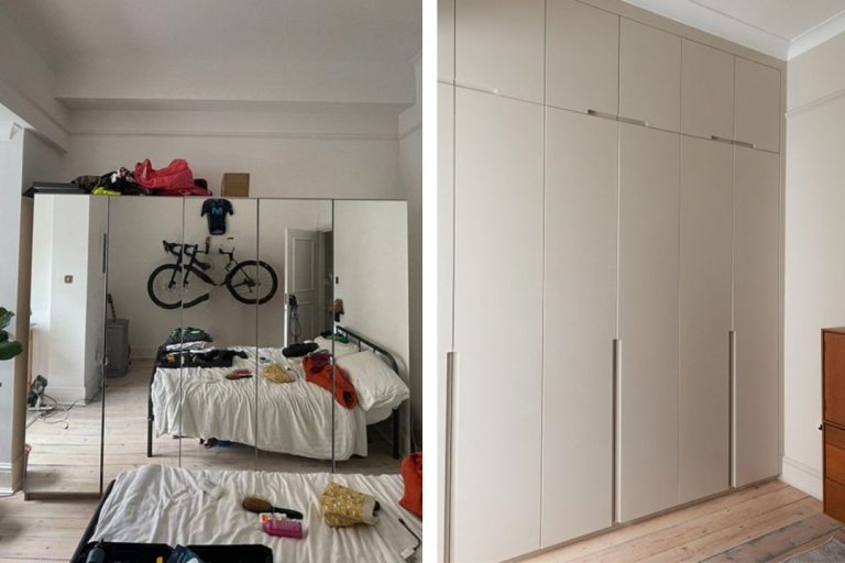 Wall to wall 6 door wardrobe – Swiss Cottage