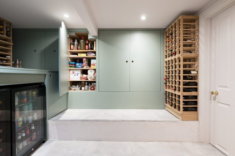 Built in kitchen pantry