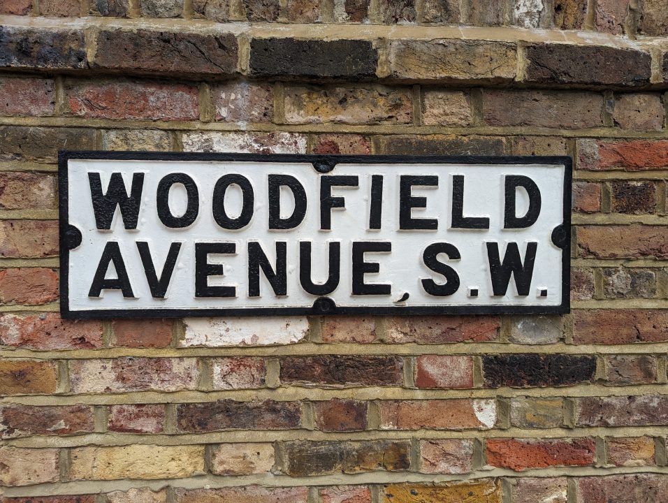 A road in Streatham where our carpenters did some work