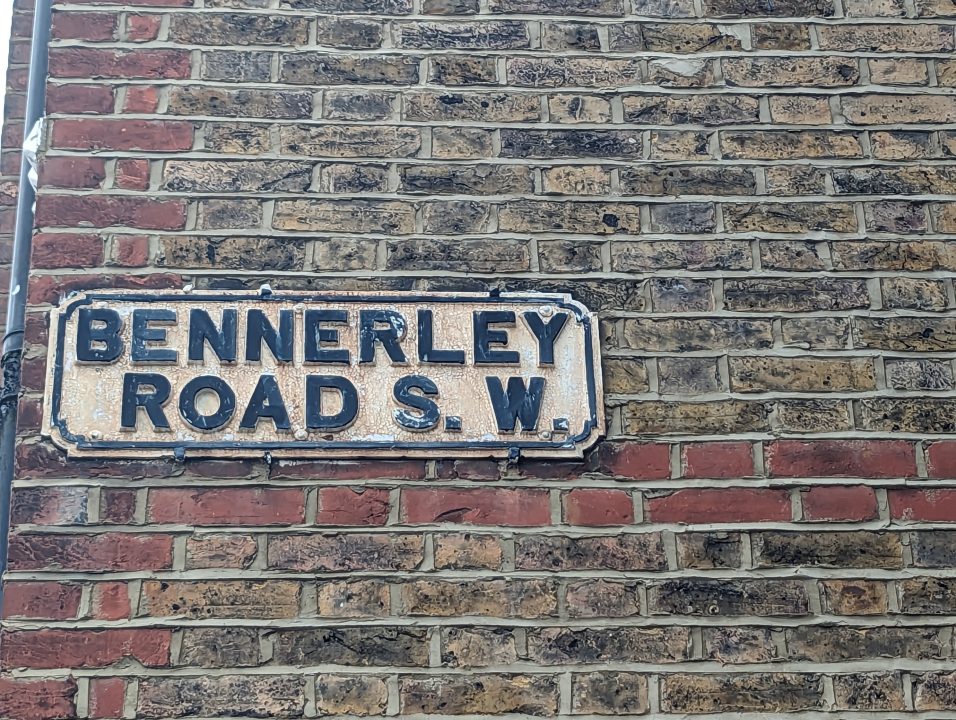 A street in Clapham where we built a wardrobe