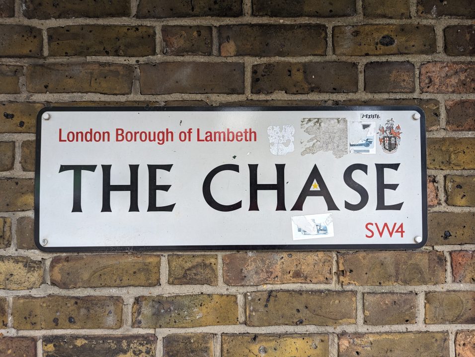 A road called Chase in Clapham Common - SW4