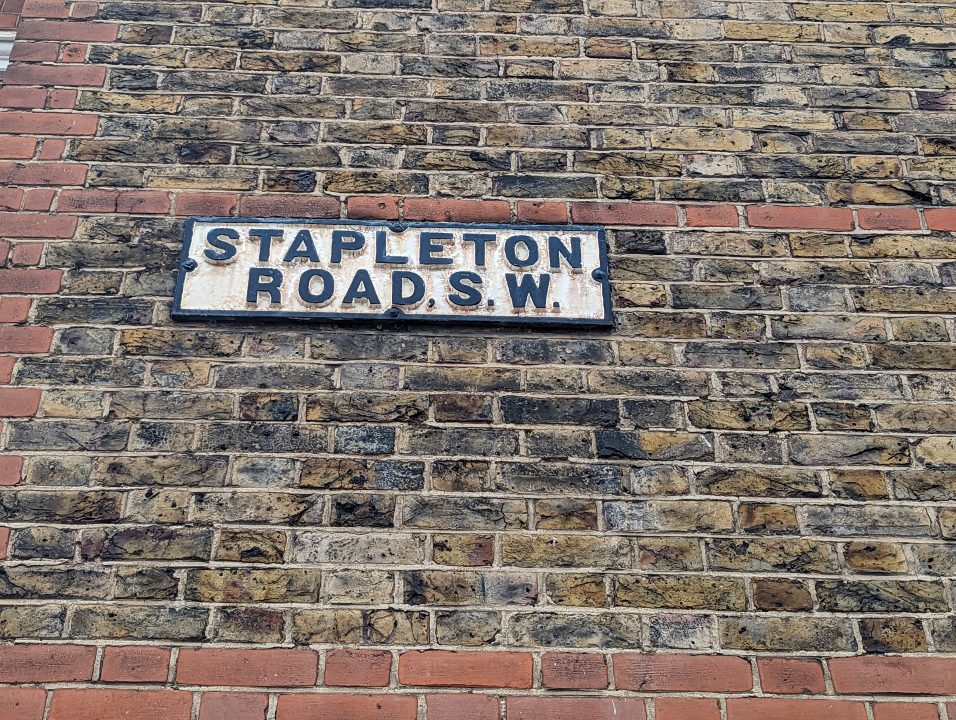 A road in Tooting where we built a cabinet