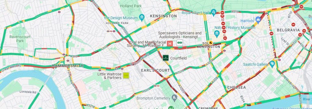 Map of Earls Court