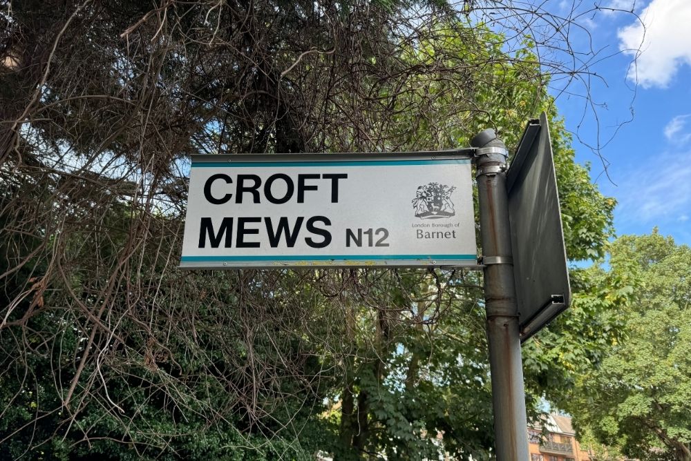 Street name in North London