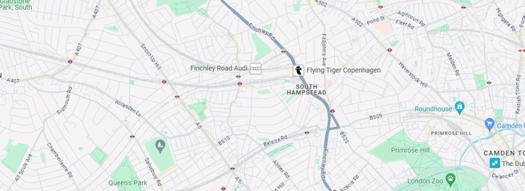 Map of Swiss Cottage