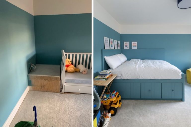 Child’s bedroom with fitted bed – Wandworth