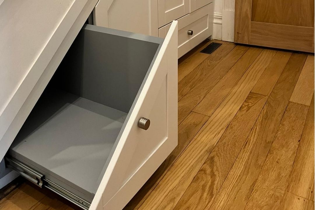 Pull out drawer open