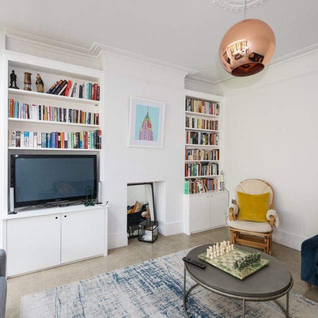 Built-in alcove cupboards